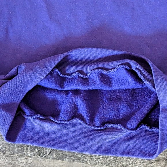 Vintage Single Stitch Purple Friends Are The Hats Crewneck Sweatshirt 1990s Sz M - Picture 3 of 7